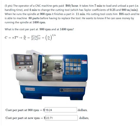 cnc machine taylor coefficient|Time.